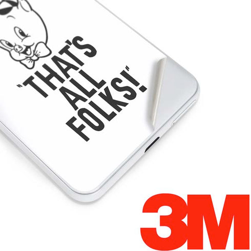 Looney Tunes Porky Thats All Folks Grid Google Pixel 3 Skin